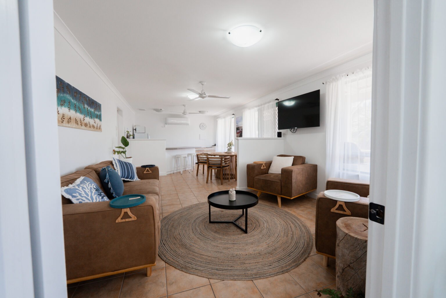 The Queen Suite Living Area